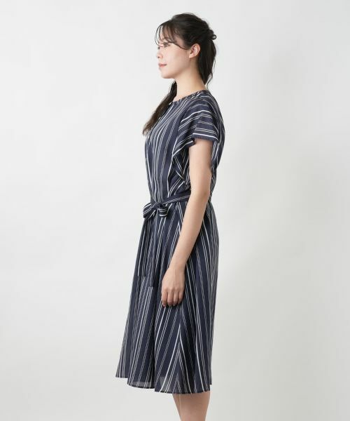 Leilian PLUS HOUSE / レリアンプラスハウス ドレス | ストライプワンピース【プラス企画】 | 詳細8