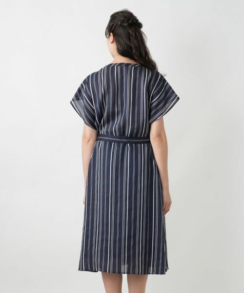 Leilian PLUS HOUSE / レリアンプラスハウス ドレス | ストライプワンピース【プラス企画】 | 詳細9