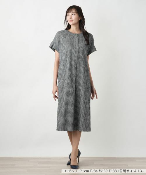 Leilian PLUS HOUSE / レリアンプラスハウス ドレス | 【店舗人気】チェックワンピース【プラス企画】 | 詳細1
