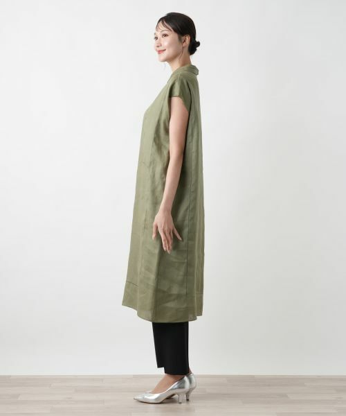 Leilian PLUS HOUSE / レリアンプラスハウス シャツ・ブラウス | 比翼チュニックブラウス【プラス企画】 | 詳細2