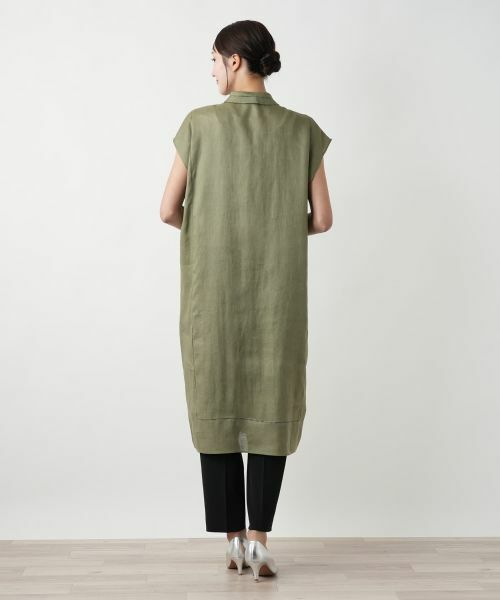 Leilian PLUS HOUSE / レリアンプラスハウス シャツ・ブラウス | 比翼チュニックブラウス【プラス企画】 | 詳細3