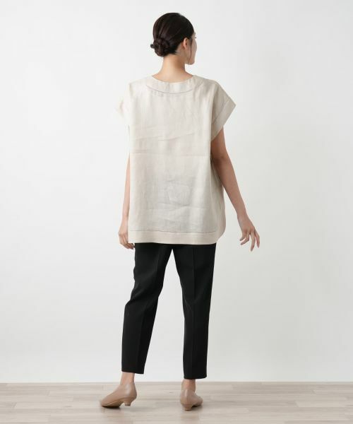 Leilian PLUS HOUSE / レリアンプラスハウス シャツ・ブラウス | スキッパーブラウス【プラス企画】 | 詳細3