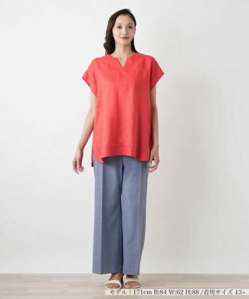 Leilian PLUS HOUSE / レリアンプラスハウス シャツ・ブラウス | スキッパーブラウス【プラス企画】 | 詳細7