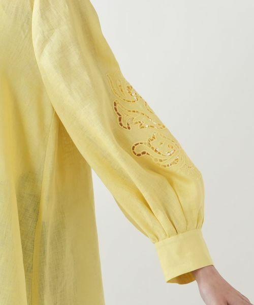 Leilian PLUS HOUSE / レリアンプラスハウス シャツ・ブラウス | 刺繍バルーンスリーブブラウス【プラス企画】 | 詳細12