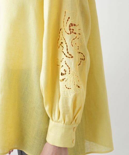 Leilian PLUS HOUSE / レリアンプラスハウス シャツ・ブラウス | 刺繍バルーンスリーブブラウス【プラス企画】 | 詳細13