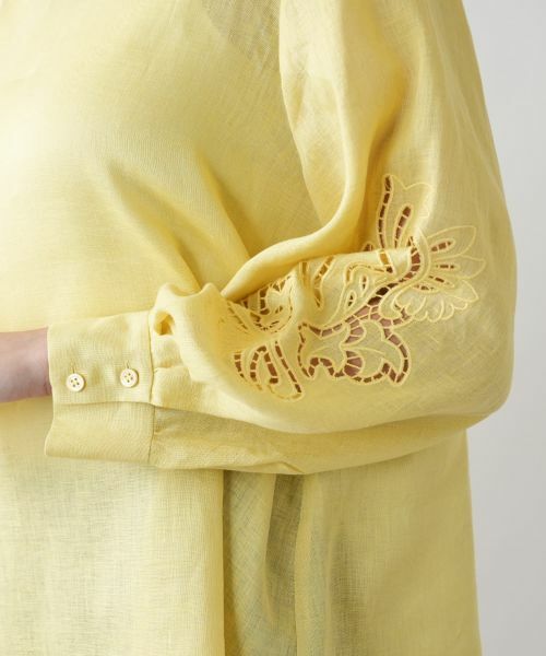 Leilian PLUS HOUSE / レリアンプラスハウス シャツ・ブラウス | 刺繍バルーンスリーブブラウス【プラス企画】 | 詳細14