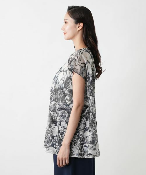 Leilian PLUS HOUSE / レリアンプラスハウス シャツ・ブラウス | 【店舗人気】フラワープリントブラウス【プラス企画】 | 詳細5