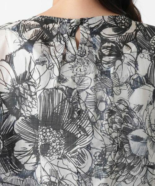 Leilian PLUS HOUSE / レリアンプラスハウス シャツ・ブラウス | 【店舗人気】フラワープリントブラウス【プラス企画】 | 詳細8