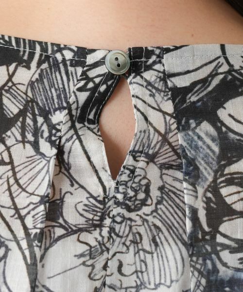 Leilian PLUS HOUSE / レリアンプラスハウス シャツ・ブラウス | 【店舗人気】フラワープリントブラウス【プラス企画】 | 詳細9