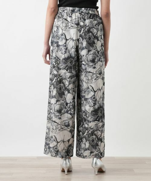 Leilian PLUS HOUSE / レリアンプラスハウス その他パンツ | 【店舗人気】プリントワイドパンツ【プラス企画】 | 詳細6