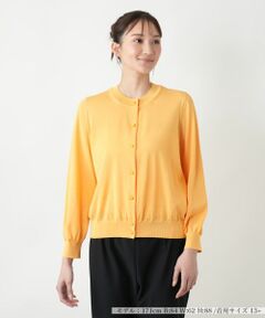 Leilian PLUS HOUSE / レリアンプラスハウス カーディガン・ボレロ | 【店舗人気】クルーネックカーディガン