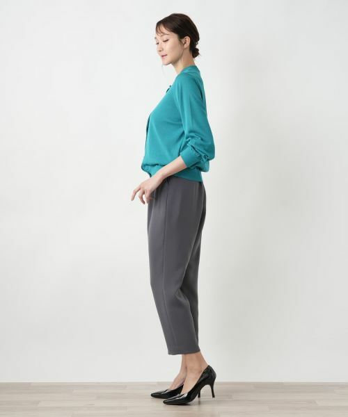 Leilian PLUS HOUSE / レリアンプラスハウス カーディガン・ボレロ | 【店舗人気】クルーネックカーディガン | 詳細2