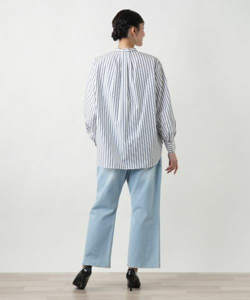 Leilian PLUS HOUSE / レリアンプラスハウス シャツ・ブラウス | 【店舗人気】ストライプブラウス | 詳細3