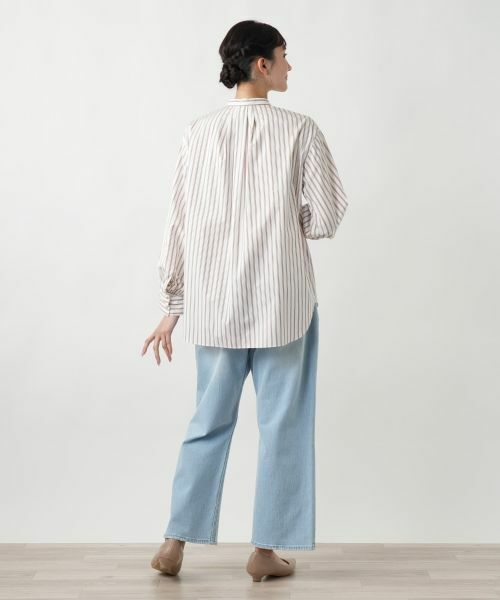 Leilian PLUS HOUSE / レリアンプラスハウス シャツ・ブラウス | 【店舗人気】ストライプブラウス | 詳細6