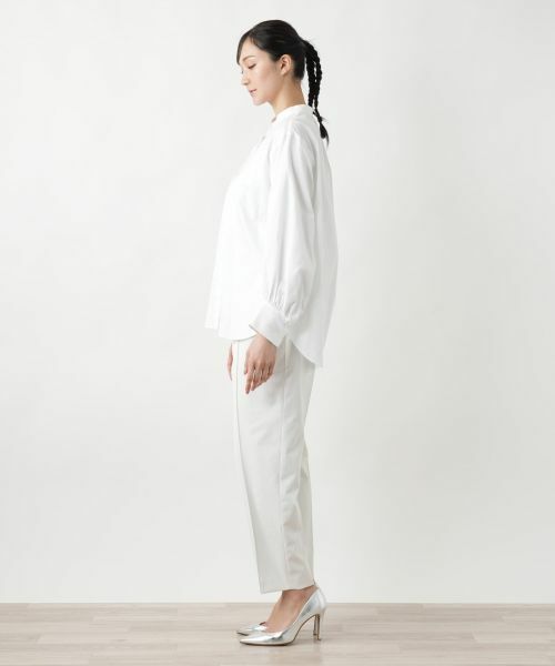 Leilian PLUS HOUSE / レリアンプラスハウス シャツ・ブラウス | 【店舗人気】バンドカラーブラウス | 詳細2