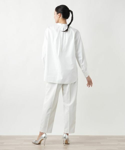 Leilian PLUS HOUSE / レリアンプラスハウス シャツ・ブラウス | 【店舗人気】バンドカラーブラウス | 詳細3