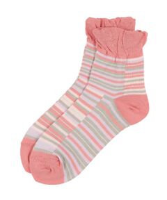 Leilian PLUS HOUSE / レリアンプラスハウス ソックス | 【店舗人気】ランダムボーダーフリルソックス