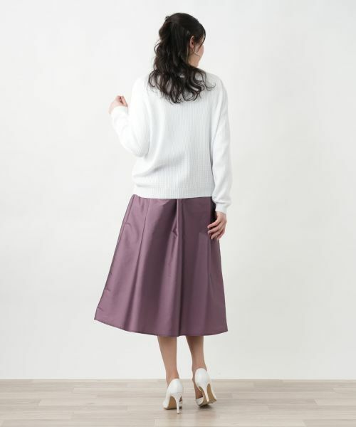 Leilian PLUS HOUSE / レリアンプラスハウス カーディガン・ボレロ | フラワー刺繍Vネックカーディガン【CORSINI & PROTI】 | 詳細3