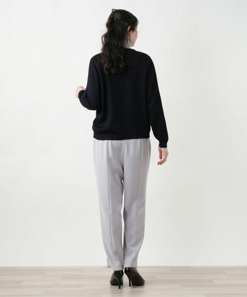 Leilian PLUS HOUSE / レリアンプラスハウス カーディガン・ボレロ | フラワー刺繍Vネックカーディガン【CORSINI & PROTI】 | 詳細9