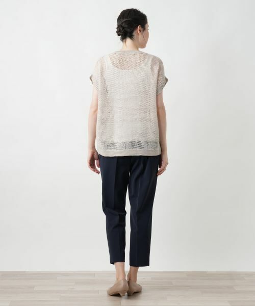 Leilian PLUS HOUSE / レリアンプラスハウス テーラードジャケット | 【店舗人気】スパンコールニットベスト | 詳細3