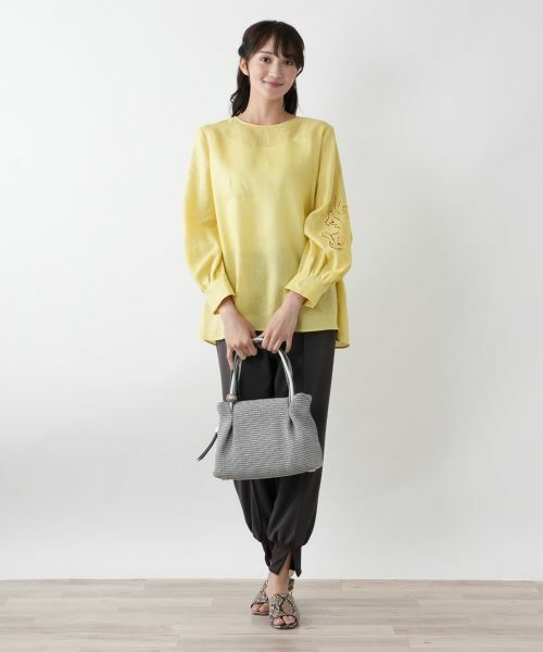 Leilian PLUS HOUSE / レリアンプラスハウス ハンドバッグ | 【店舗人気】異素材ミックストート | 詳細10