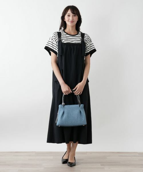 Leilian PLUS HOUSE / レリアンプラスハウス ハンドバッグ | 【店舗人気】異素材ミックストート | 詳細12