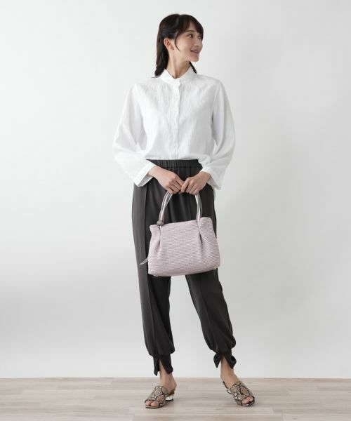 Leilian PLUS HOUSE / レリアンプラスハウス ハンドバッグ | 【店舗人気】異素材ミックストート | 詳細8