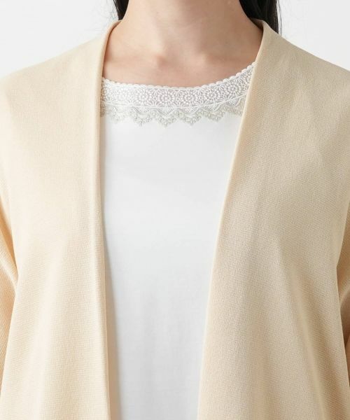 Leilian PLUS HOUSE / レリアンプラスハウス カーディガン・ボレロ | ドルマンカーディガン【ROCHAS Premiere】 | 詳細10