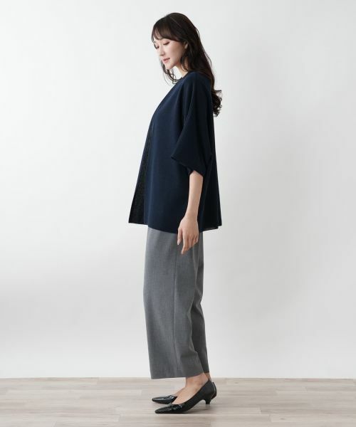 Leilian PLUS HOUSE / レリアンプラスハウス カーディガン・ボレロ | ドルマンカーディガン【ROCHAS Premiere】 | 詳細2