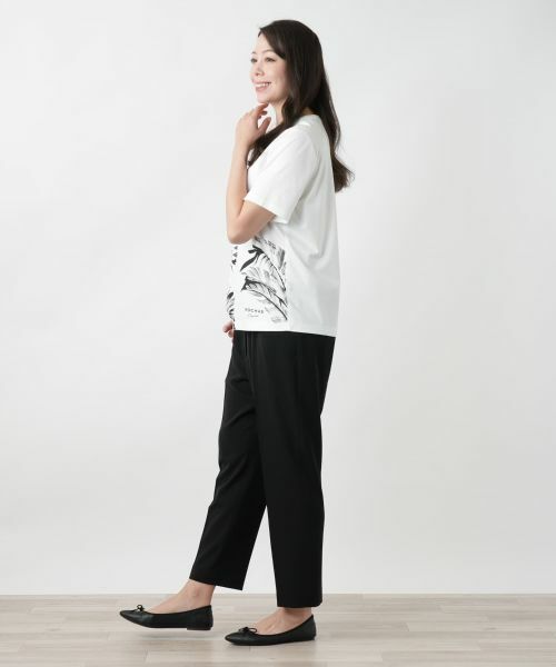 Leilian PLUS HOUSE / レリアンプラスハウス Tシャツ | 【店舗人気】プリントTシャツ【ROCHAS Premiere】 | 詳細2