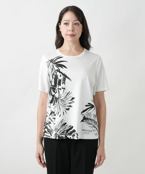 Leilian PLUS HOUSE / レリアンプラスハウス Tシャツ | 【店舗人気】プリントTシャツ【ROCHAS Premiere】 | 詳細4