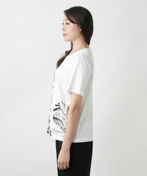 Leilian PLUS HOUSE / レリアンプラスハウス Tシャツ | 【店舗人気】プリントTシャツ【ROCHAS Premiere】 | 詳細5