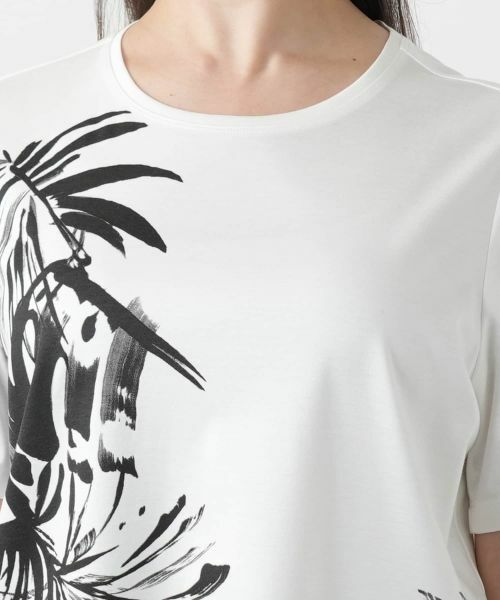 Leilian PLUS HOUSE / レリアンプラスハウス Tシャツ | 【店舗人気】プリントTシャツ【ROCHAS Premiere】 | 詳細7