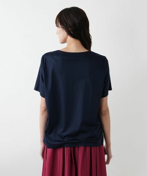 Leilian PLUS HOUSE / レリアンプラスハウス Tシャツ | 【店舗人気】刺繍Tシャツ【ROCHAS Premiere】 | 詳細9