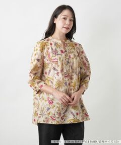 Leilian PLUS HOUSE / レリアンプラスハウス シャツ・ブラウス | 【店舗人気】プリントブラウス【ROCHAS Premiere】