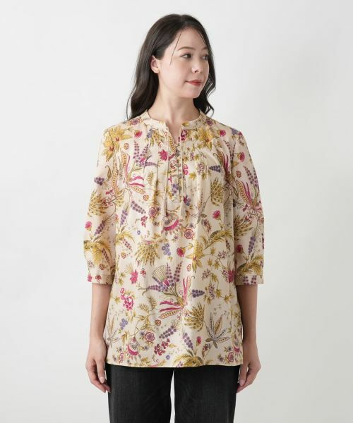 Leilian PLUS HOUSE / レリアンプラスハウス シャツ・ブラウス | 【店舗人気】プリントブラウス【ROCHAS Premiere】 | 詳細4