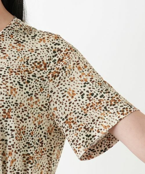 Leilian PLUS HOUSE / レリアンプラスハウス ドレス | プリントフレアワンピース【ROCHAS Premiere】 | 詳細10