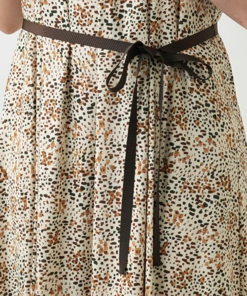 Leilian PLUS HOUSE / レリアンプラスハウス ドレス | プリントフレアワンピース【ROCHAS Premiere】 | 詳細11