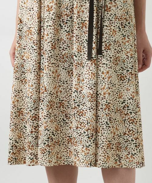 Leilian PLUS HOUSE / レリアンプラスハウス ドレス | プリントフレアワンピース【ROCHAS Premiere】 | 詳細13