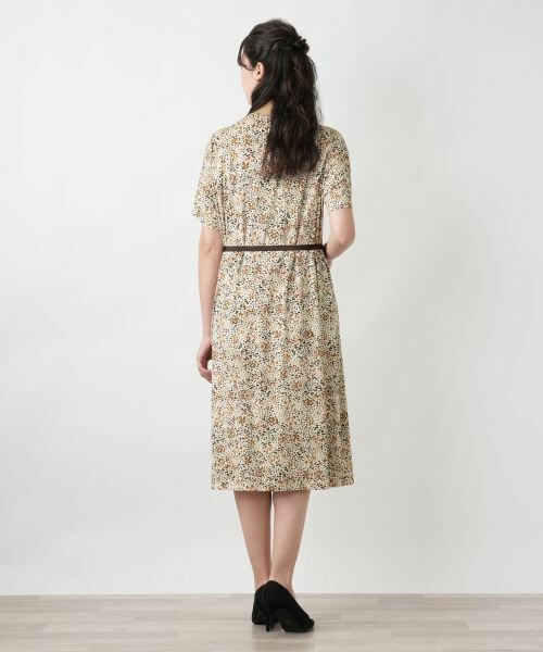 Leilian PLUS HOUSE / レリアンプラスハウス ドレス | プリントフレアワンピース【ROCHAS Premiere】 | 詳細3