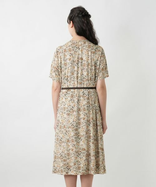 Leilian PLUS HOUSE / レリアンプラスハウス ドレス | プリントフレアワンピース【ROCHAS Premiere】 | 詳細7