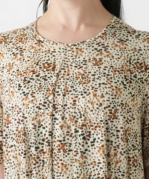 Leilian PLUS HOUSE / レリアンプラスハウス ドレス | プリントフレアワンピース【ROCHAS Premiere】 | 詳細8