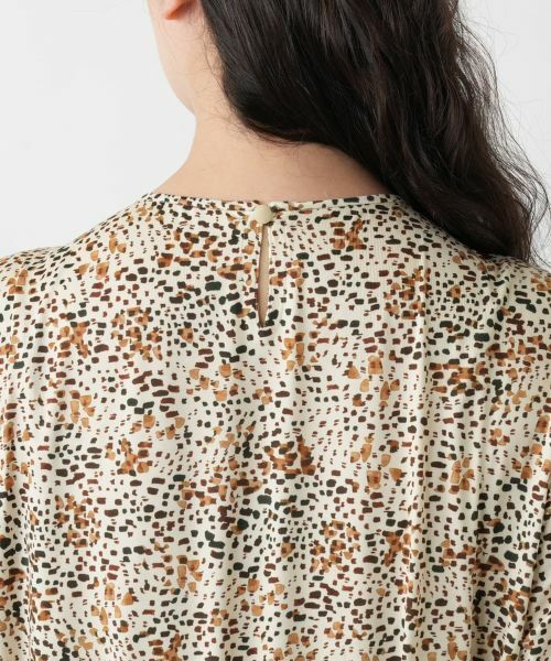 Leilian PLUS HOUSE / レリアンプラスハウス ドレス | プリントフレアワンピース【ROCHAS Premiere】 | 詳細9