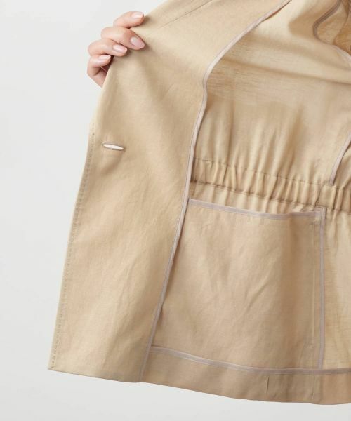 Leilian PLUS HOUSE / レリアンプラスハウス テーラードジャケット | シャーリングブレザー【ROCHAS Premiere】 | 詳細12