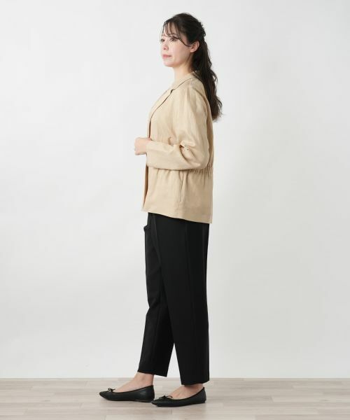 Leilian PLUS HOUSE / レリアンプラスハウス テーラードジャケット | シャーリングブレザー【ROCHAS Premiere】 | 詳細2