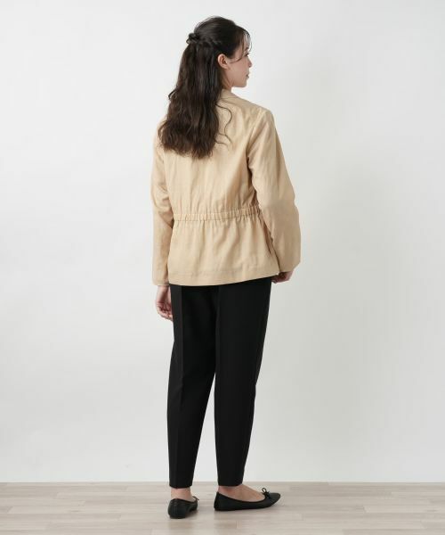 Leilian PLUS HOUSE / レリアンプラスハウス テーラードジャケット | シャーリングブレザー【ROCHAS Premiere】 | 詳細3