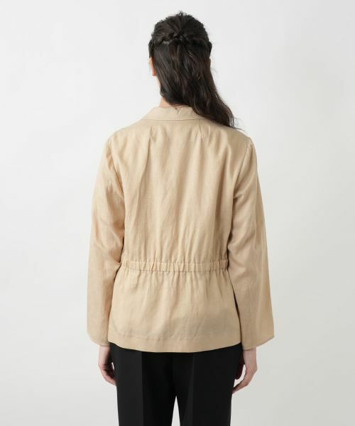 Leilian PLUS HOUSE / レリアンプラスハウス テーラードジャケット | シャーリングブレザー【ROCHAS Premiere】 | 詳細6