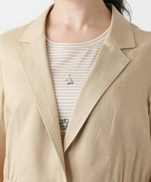 Leilian PLUS HOUSE / レリアンプラスハウス テーラードジャケット | シャーリングブレザー【ROCHAS Premiere】 | 詳細7