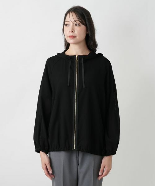 Leilian PLUS HOUSE / レリアンプラスハウス その他アウター | 【店舗人気】フーデッドブルゾン【ROCHAS Premiere】 | 詳細4