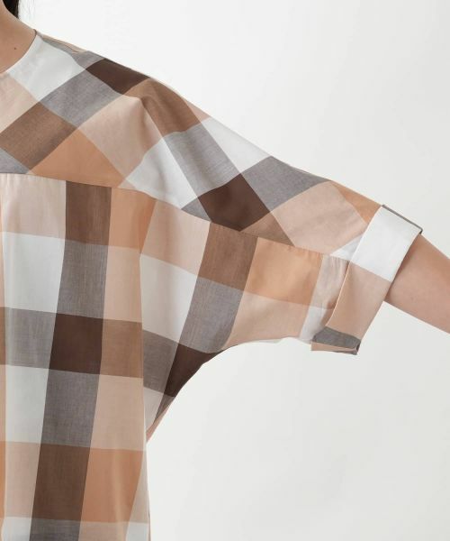 Leilian PLUS HOUSE / レリアンプラスハウス シャツ・ブラウス | 【店舗人気】ブロックチェックブラウス【ROCHAS Premiere】 | 詳細10